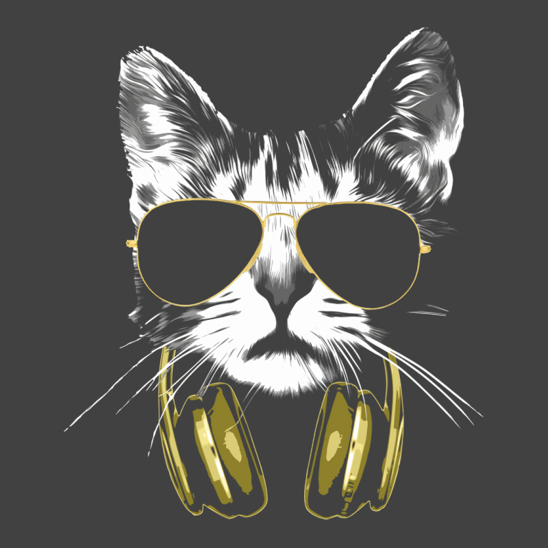 Dj Cat Bling Bling Green Vintage T-shirt | Artistshot