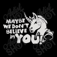 Maybe We Don't Belive In You Cropped Hoodie | Artistshot