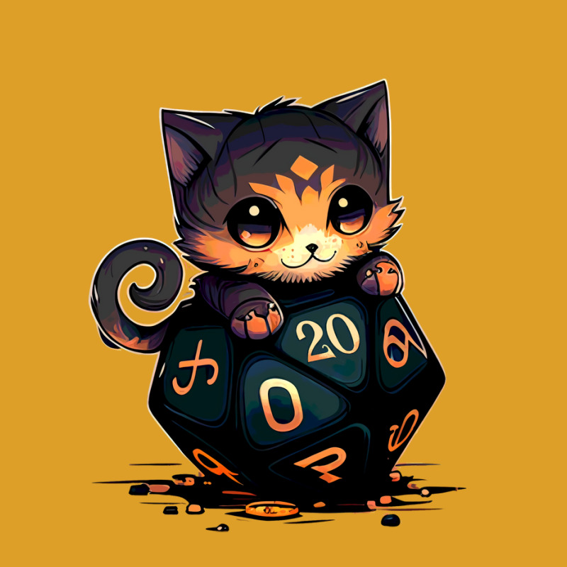 Dice Tou Chibi Cat Blue T-shirt | Artistshot