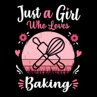 Just A Girl Who Loves Baking Pink Retro Vintage Gi Lightweight Hoodie | Artistshot