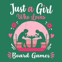 Just A Girl Who Loves Board Games Pink Retro Vinta T-shirt | Artistshot