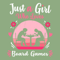 Just A Girl Who Loves Board Games Pink Retro Vinta Graphic T-shirt | Artistshot