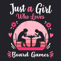 Just A Girl Who Loves Board Games Pink Retro Vinta Unisex Sherpa-lined Denim Jacket | Artistshot