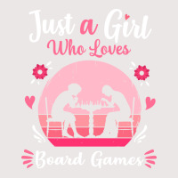 Just A Girl Who Loves Board Games Pink Retro Vinta Pocket T-shirt | Artistshot