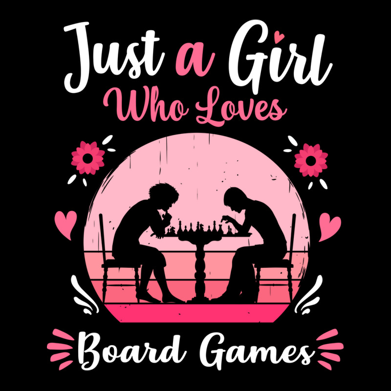 Just A Girl Who Loves Board Games Pink Retro Vinta Zipper Hoodie | Artistshot