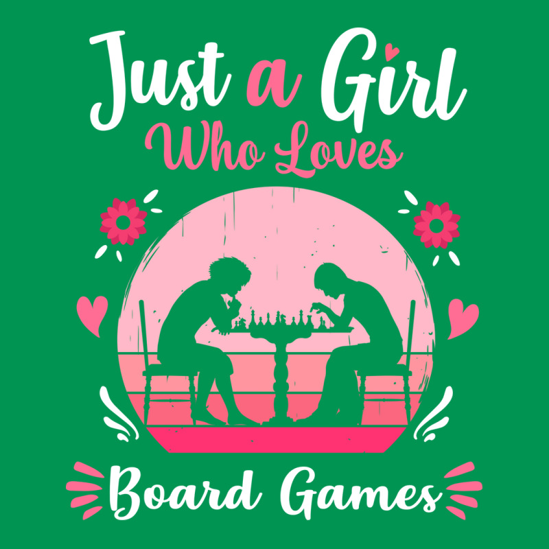 Just A Girl Who Loves Board Games Pink Retro Vinta Classic T-shirt | Artistshot