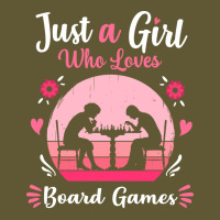 Just A Girl Who Loves Board Games Pink Retro Vinta Vintage Short | Artistshot