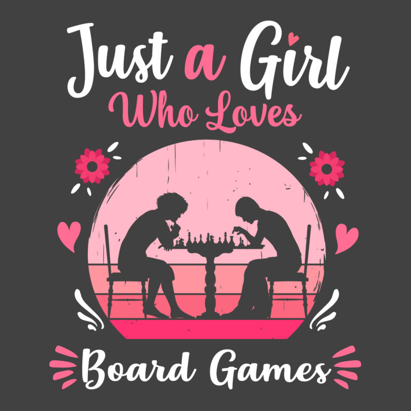 Just A Girl Who Loves Board Games Pink Retro Vinta Vintage T-shirt | Artistshot