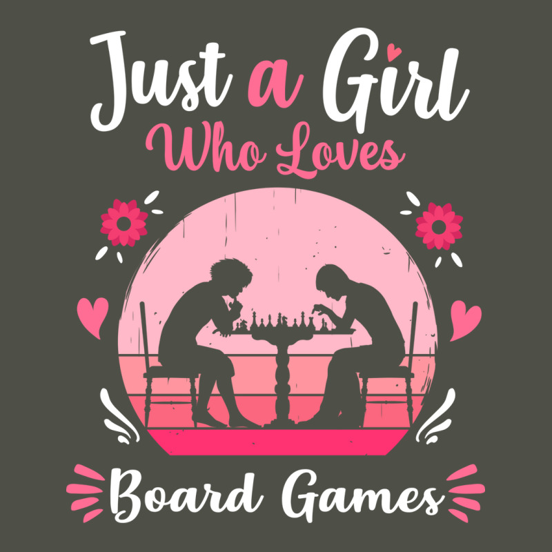 Just A Girl Who Loves Board Games Pink Retro Vinta Fleece Short | Artistshot