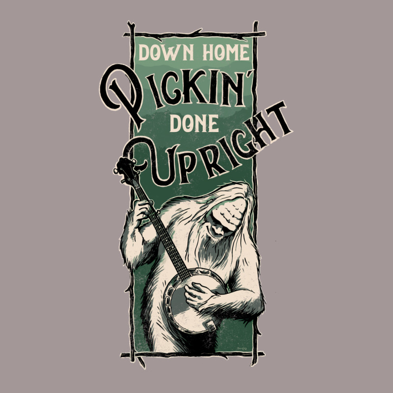 Down Home Pickin Done Upright Quote Vintage Hoodie | Artistshot