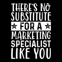 Theres No Substitue For A Marketing Specialist Lik Cropped Hoodie | Artistshot