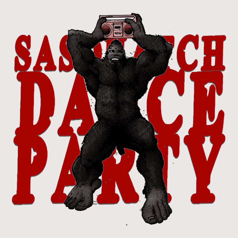 Sasquatch Dance Party Girl Pocket T-shirt | Artistshot