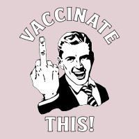 Funny Freedom “vaccinate This!” Middle Finger Ladies Fitted T-shirt | Artistshot