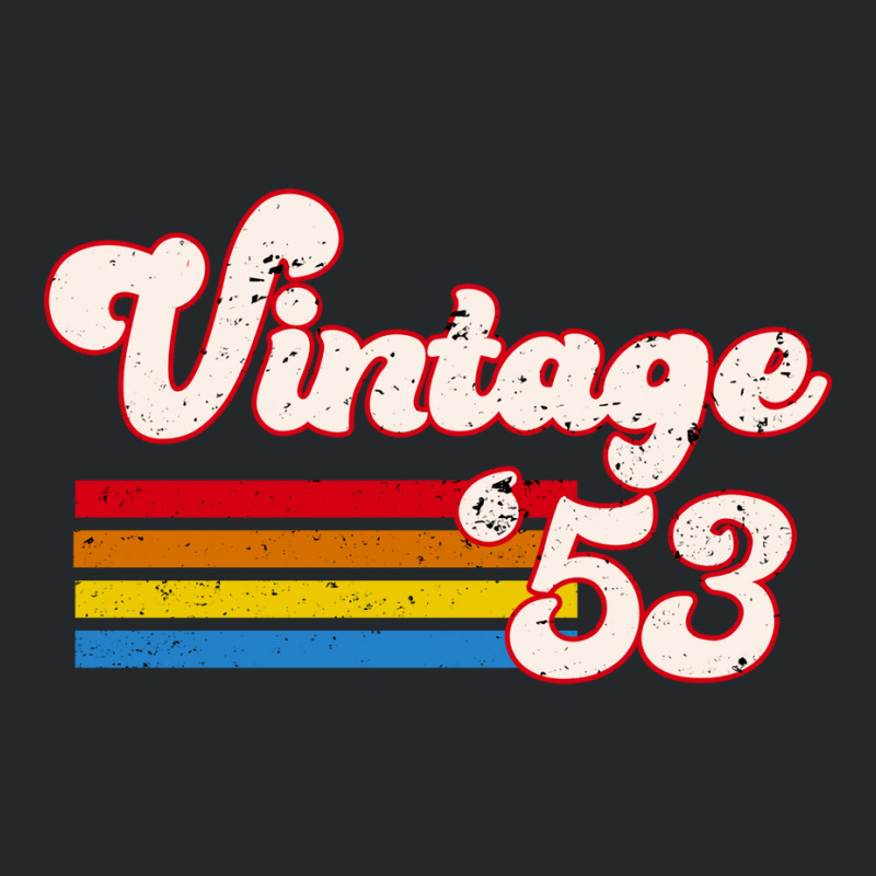 Vintage 1953 Birthday  Retro 53 Birthday   Nature Crewneck Sweatshirt | Artistshot