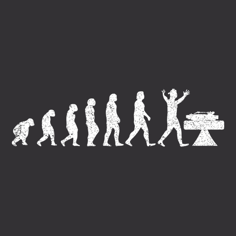 Evolution To Djing Funny Electronic Dance Music Dj Vintage Short by gunooaziedag | Artistshot