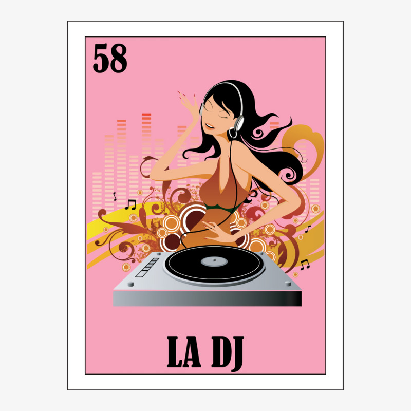 Loteria Mexicana Art Spanish Female Dj Design Mexi Ladies Fitted T-Shirt by mvkvnsadeo9 | Artistshot