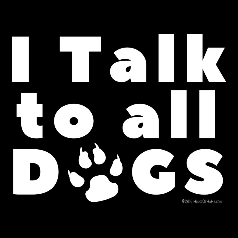 I Talk To Dogs Hipster Humor V-neck Tee | Artistshot