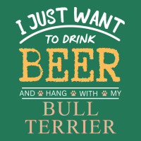 I Just Want To Drink Beer And Hang With My Bull Te Ladies Fitted T-shirt | Artistshot