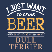 I Just Want To Drink Beer And Hang With My Bull Te Men Denim Jacket | Artistshot