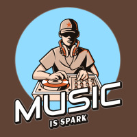 Music Is Spark Red T-shirt | Artistshot