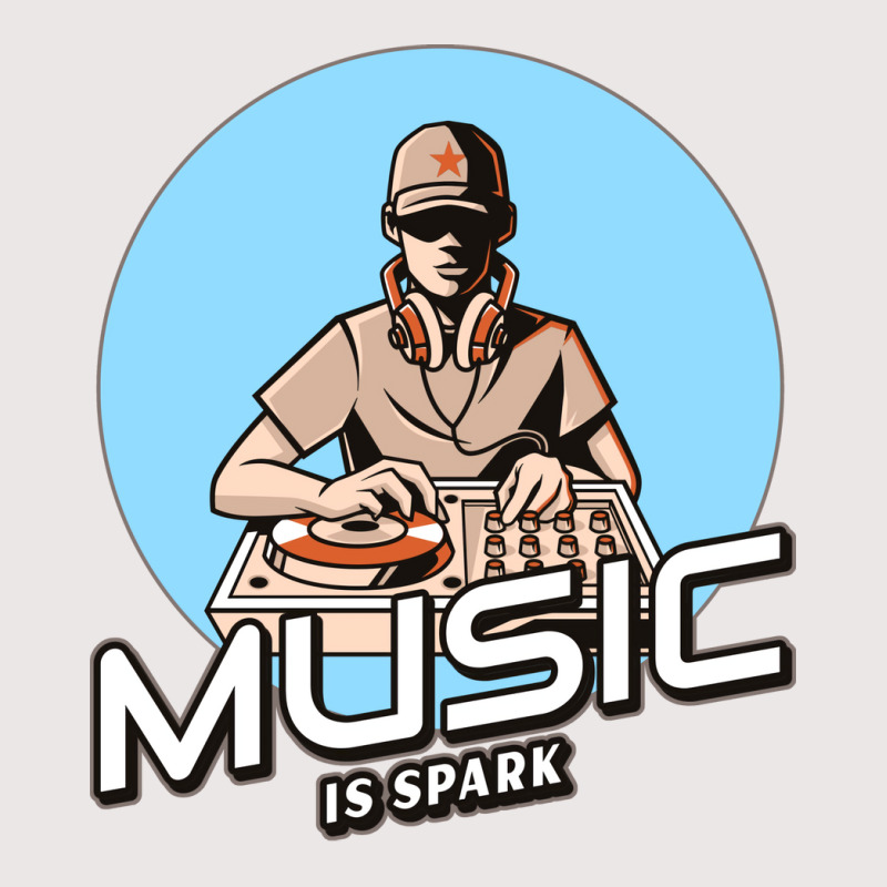 Music Is Spark Red Pocket T-shirt | Artistshot