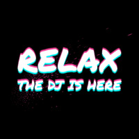 Relax The Dj Is Here Disc Jockey Gift Idea Music Lightweight Hoodie | Artistshot