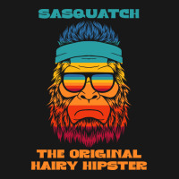 Sasquatch The Original Hairy Hipster Retro Vintage Flannel Shirt | Artistshot