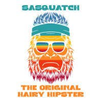 Sasquatch The Original Hairy Hipster Retro Vintage V-neck Tee | Artistshot