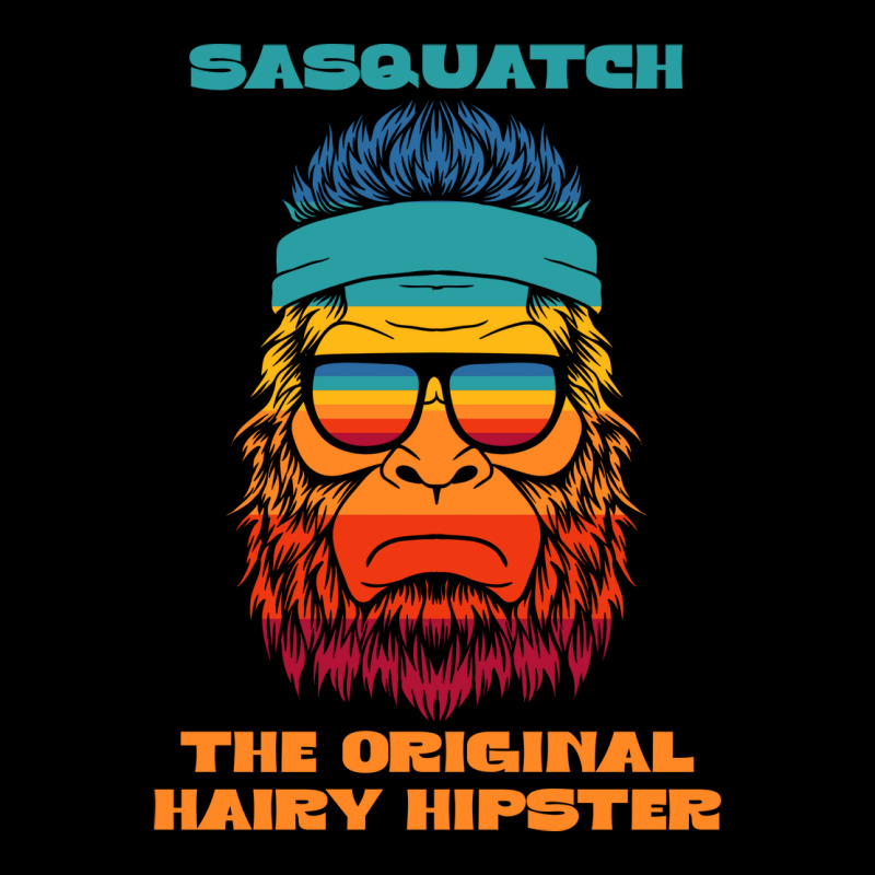 Sasquatch The Original Hairy Hipster Retro Vintage Men's Long Sleeve Pajama Set | Artistshot