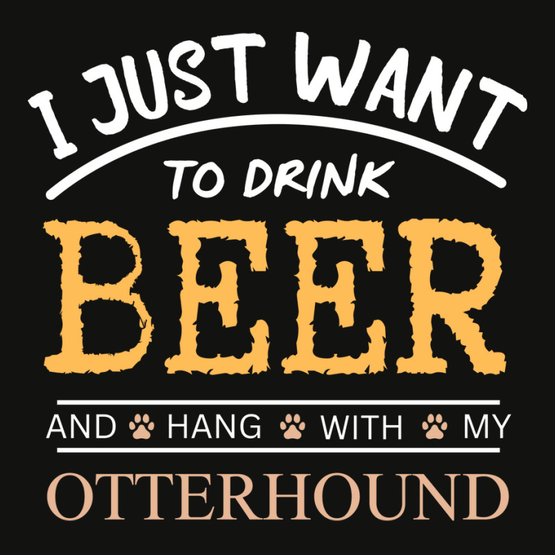 I Just Want To Drink Beer And Hang With My Otterho Scorecard Crop Tee by raiserrandau | Artistshot