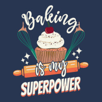 Baking Is My Superpower Funny Cupcake Cake Pastry Men Denim Jacket | Artistshot