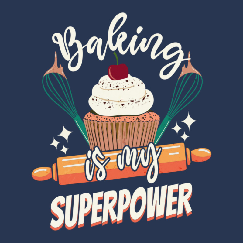 Baking Is My Superpower Funny Cupcake Cake Pastry Men Denim Jacket by valvikjbogi | Artistshot