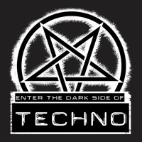 Dark Side Of Techno White Humor T-shirt | Artistshot