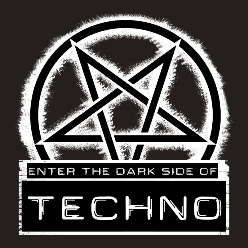 Dark Side Of Techno White Humor Tank Top | Artistshot