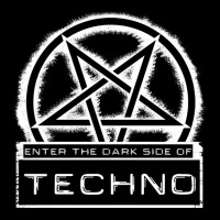 Dark Side Of Techno White Humor V-neck Tee | Artistshot