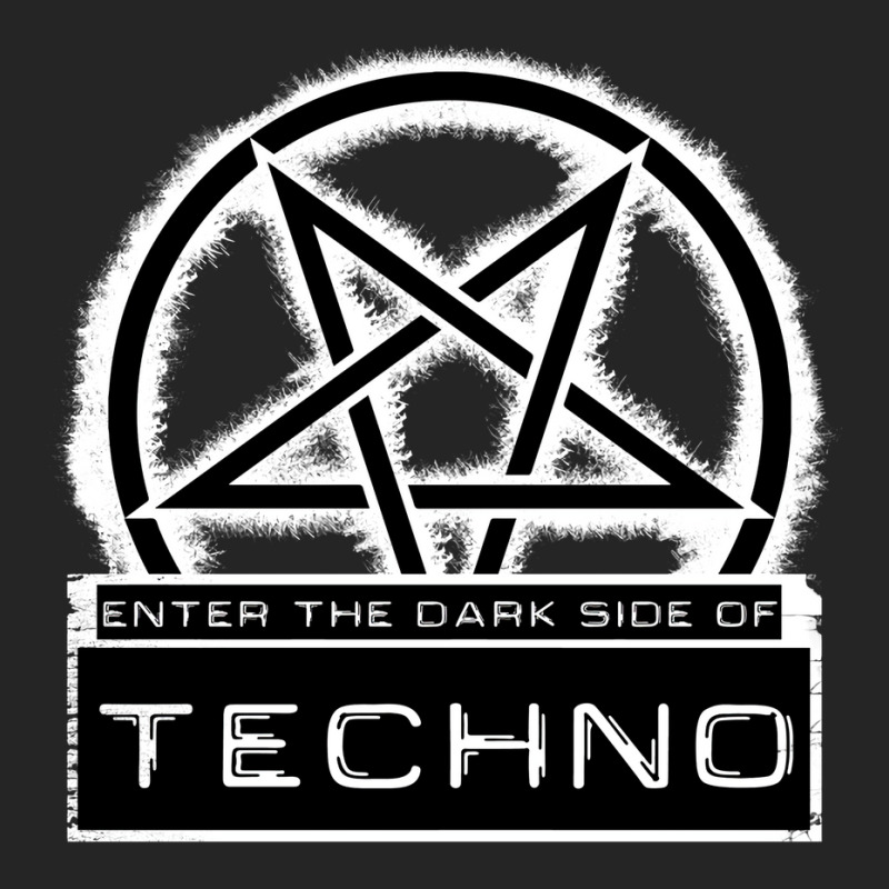 Dark Side Of Techno White Humor Unisex Hoodie | Artistshot