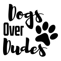 Dogs Over Dudes Funny Dog Music Zipper Hoodie | Artistshot