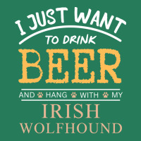 I Just Want To Drink Beer And Hang With My Irish W T-shirt | Artistshot