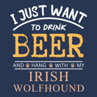 I Just Want To Drink Beer And Hang With My Irish W Men Denim Jacket | Artistshot