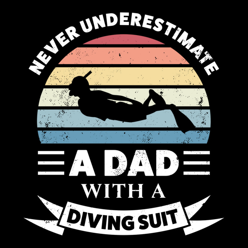 Dad With A Diving Suit Gift Fathers Day Cool Pocket T-Shirt by skripsirasd | Artistshot