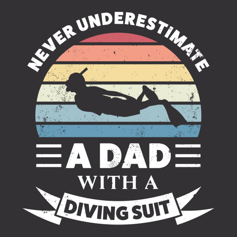 Dad With A Diving Suit Gift Fathers Day Cool Vintage Hoodie by skripsirasd | Artistshot