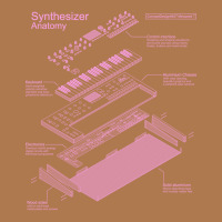 Synthesizer Anatomy Design For Synth Musician And Vintage Short | Artistshot