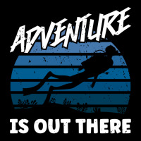 Adventure Is Out There Scuba Diving Diver Humor Cropped Hoodie | Artistshot