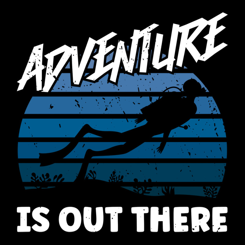 Adventure Is Out There Scuba Diving Diver Humor Cropped Hoodie by layangroudaf | Artistshot