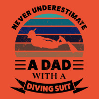 Dad With A Diving Suit Gifts Fathers Day Vintage Ladies Fitted T-shirt | Artistshot