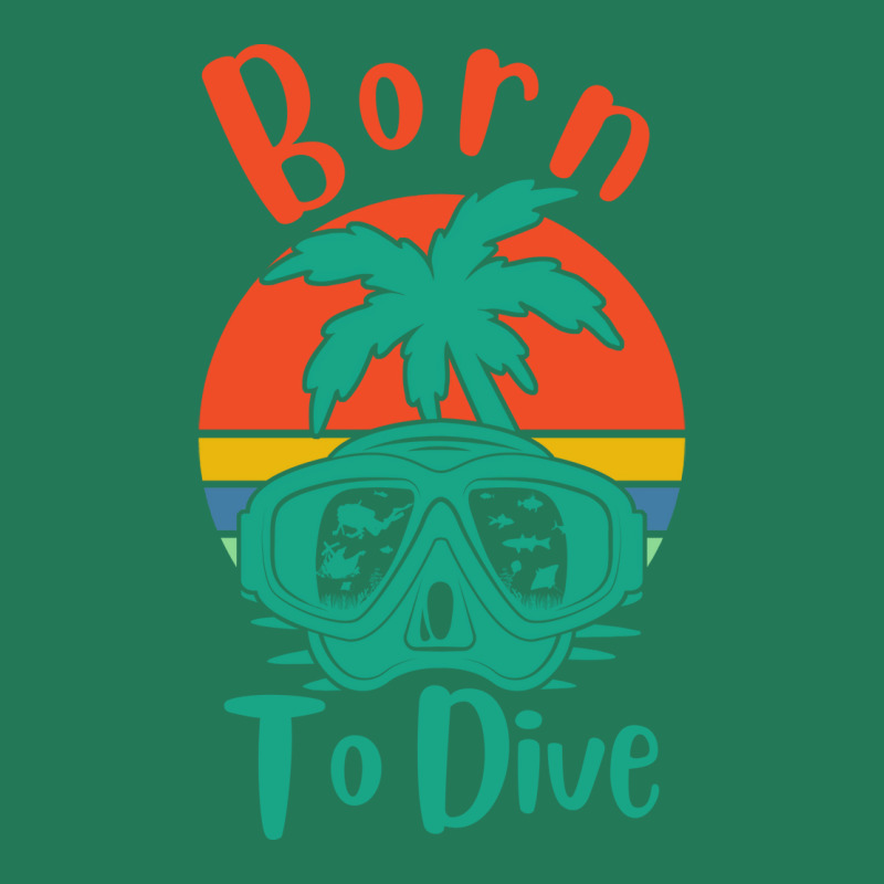 Born To Dive Love Diving Nostalgia Ladies Fitted T-Shirt by ittnerzgmp | Artistshot