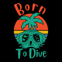 Born To Dive Love Diving Nostalgia Cropped Sweater | Artistshot