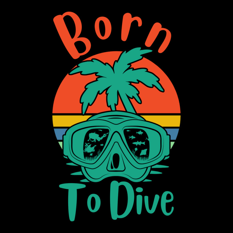 Born To Dive Love Diving Nostalgia Cropped Sweater by ittnerzgmp | Artistshot