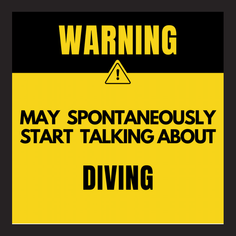 Funny Diving Warning May Spontaneously Start Talki Vintage Cap by canaanafifj | Artistshot