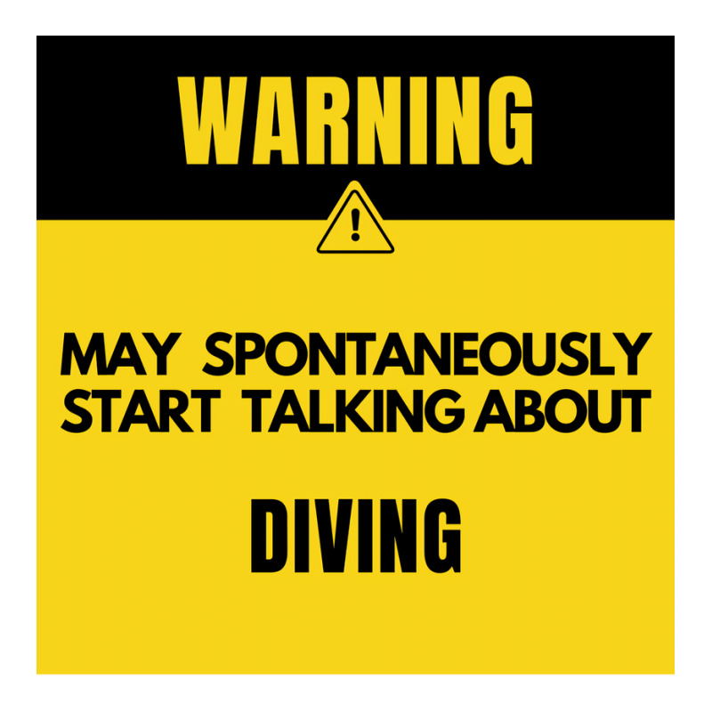 Funny Diving Warning May Spontaneously Start Talki Long Sleeve Shirts | Artistshot